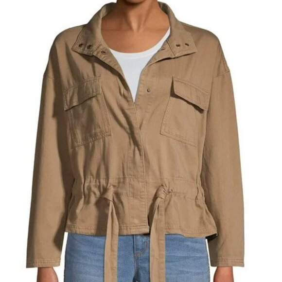 TIME AND TRU BROWN UTILITY JACKET GREAT CONDITION - Picture 1 of 15